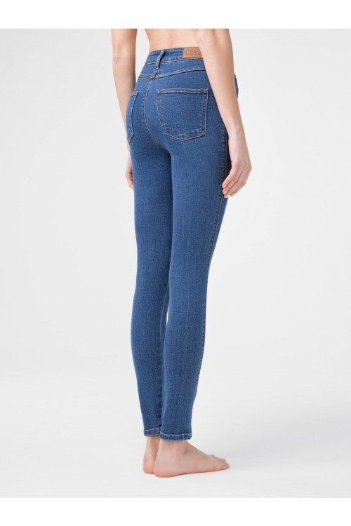 Джинсы женские Conte Eco-friendly CON-174 Lycra® моделирующие skinny с супер высокой посадкой