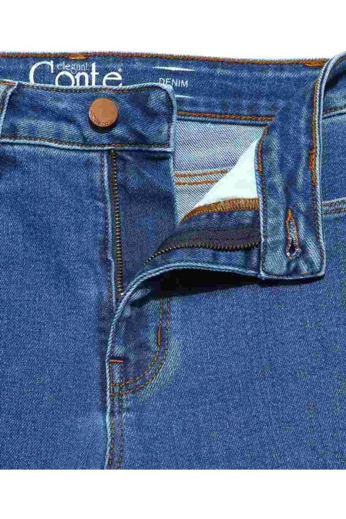 Джинсы женские Conte Eco-friendly CON-174 Lycra® моделирующие skinny с супер высокой посадкой