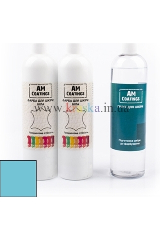 Набор для покраски кожи салона - Бирюзовый AM Coatings