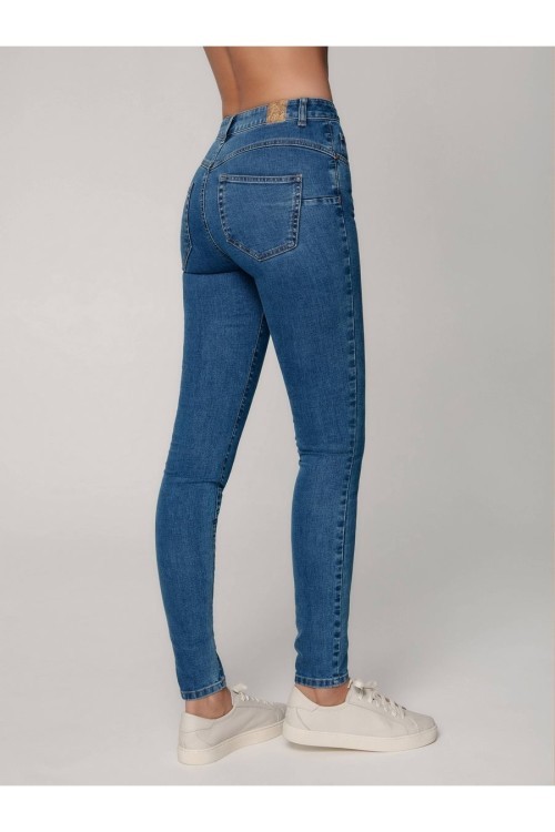 Джинсы женские Conte Eco-friendly CON-296 skinny с эффектом push-up и с высокой посадкой