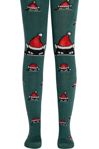 Колготки детские Conte-kids новогодние  (557)19С-95/1СП «Xmas cat»