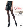 Колготки женские Conte Fantasy SILVER с сияющим ажурным рисунком «соты»