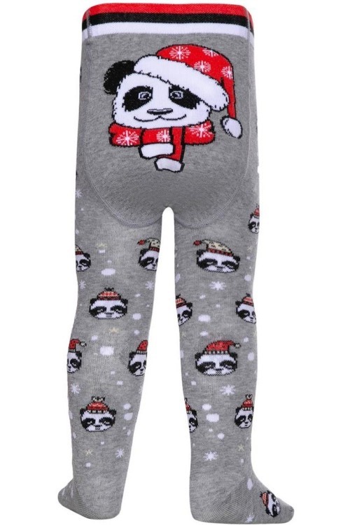 Колготки детские Conte-kids новогодние (554)19С-95/1СП  «Xmas panda»