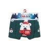 Колготки детские Conte-kids новогодние (540) 19С-96/1СП "Белый мишка" с пушистой нитью и помпоном