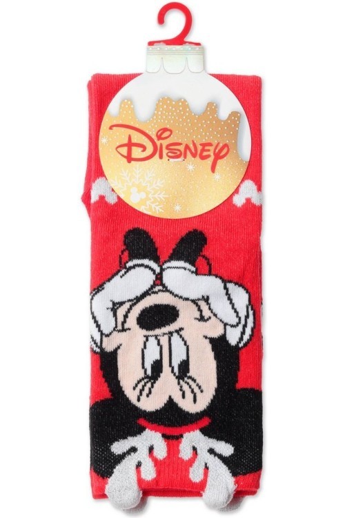 Носки женские Conte Новогодние (646)21с-73спм  с люрексом «Christmas Minnie» ©Disney