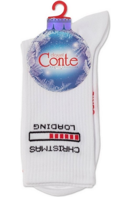 Носки женские Conte Новогодние (281) 21с-34сп «Loading»
