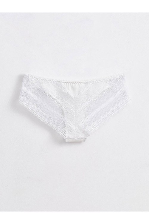 Трусы женские Conte ROMANTIC STORY LB 1265 «бикини» из хлопка и кружева
