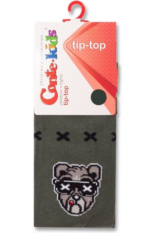 Колготки детские Conte-kids TIP-TOP (558) хлопковые с рисунком «Bear»