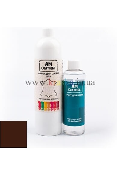 Набор для покраски 1-2 кожаных сидений - Коричневый AM Coatings