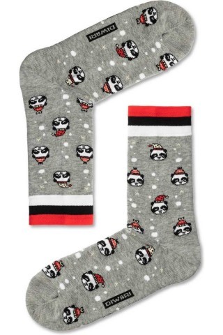 Носки мужские Conte Новогодние (518) 20с-62сп «Xmas panda»