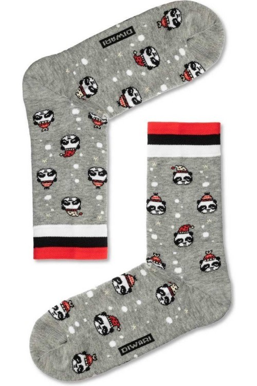 Носки мужские Conte Новогодние (518) 20с-62сп «Xmas panda»