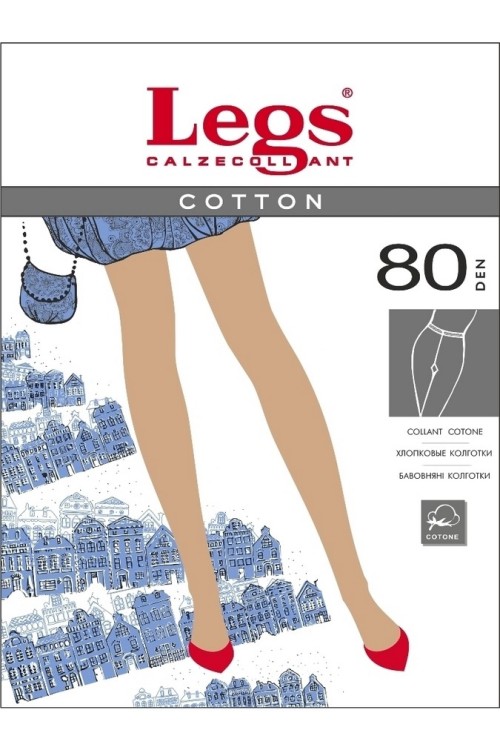 Колготки женские LEGS 601 COTTON 80 Den