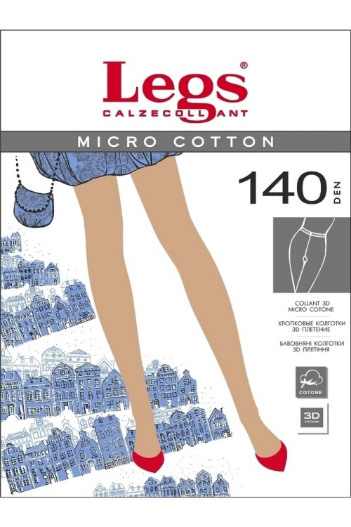 Колготки женские LEGS 603 MICRO COTTON 140 Den