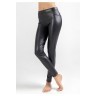 Леггинсы женские LEGS L1730 LEGGINGS THERMAL LEATHER