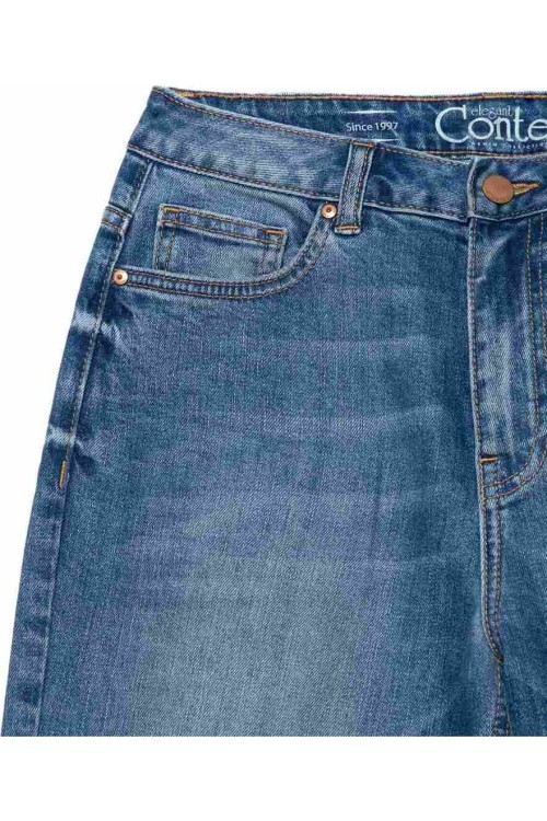 Джинсы женские Conte Eco-friendly Mom Fit CON-187  с высокой посадкой