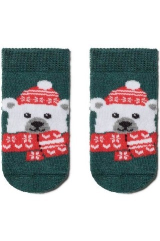 Носки детские Conte-kids новогодние (442) 19С-75СП махровая стопа