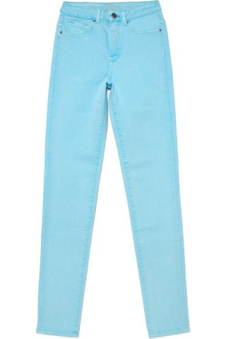 Джинсы женские Conte CON-219 Lycra® цветные skinny с высокой посадкой и эффектом варки