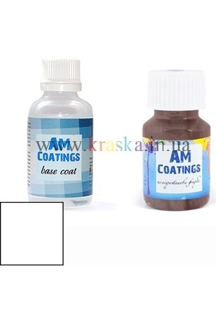 Набор для покраски кожи руля и подлокотников - Белый AM Coatings