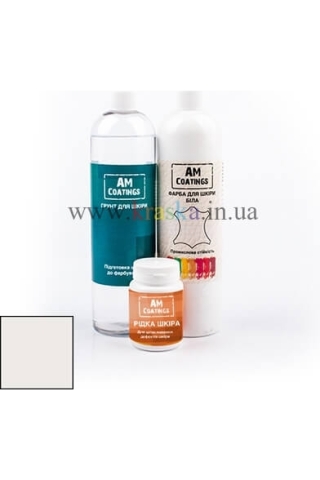 Набор для покраски и реставрации 1-2 кожаных сидений Серо-бежевый AM Coatings