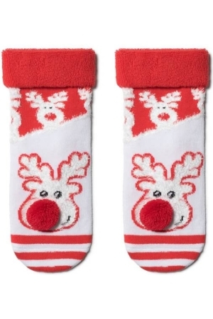 Носки детские Conte-kids новогодние (444) махровая стопа 19С-70СП