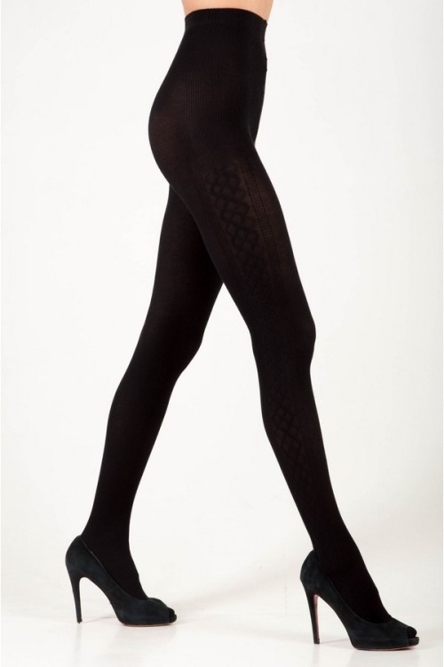 Колготки женские LEGS L8004 COTTON GEOMETRY