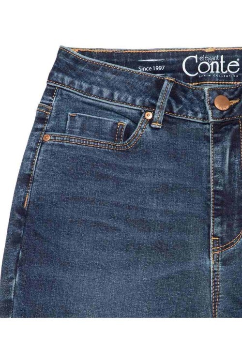 Джинсы женские Conte Eco-friendly CON-351 skinny с высокой посадкой