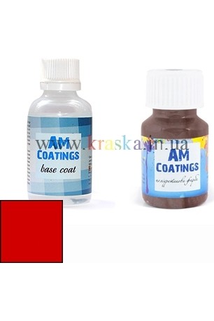 Набор для покраски кожи руля и подлокотников - Красный AM Coatings