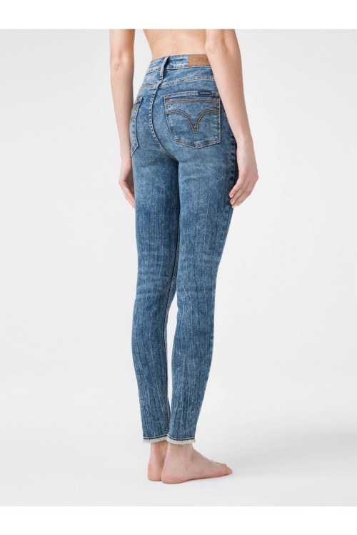 Джинсы женские Conte Eco-friendly CON-176 Lycra® моделирующие skinny с супер высокой посадкой